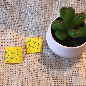 💛 Yellow earrings